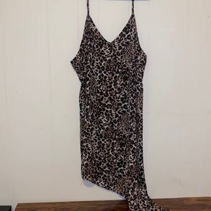 Cheeta print dress or swim cover